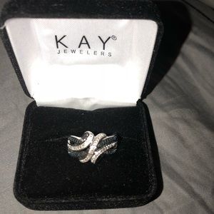 Sapphire sterling silver ring from Kay’s